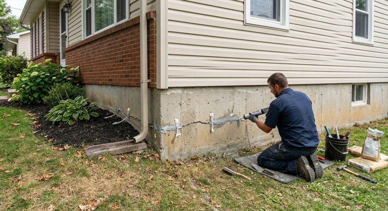 Basement Crack Repair in Warner Robins, GA