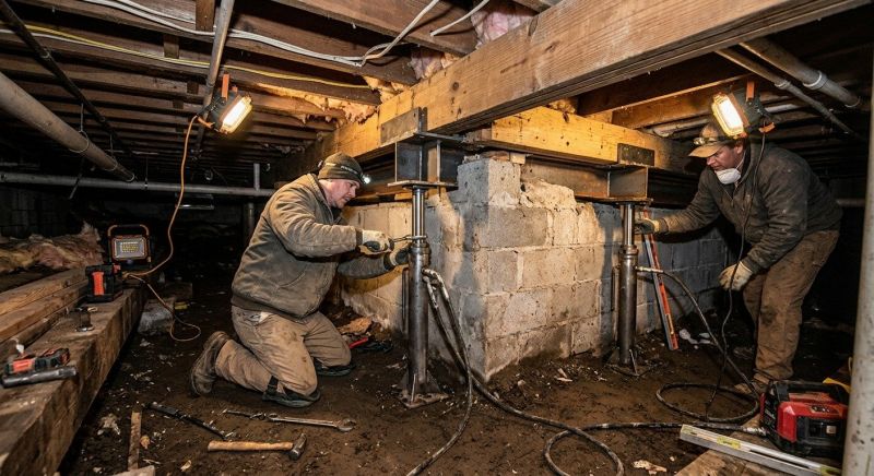 Basement Foundation Repair in Bonaire, GA