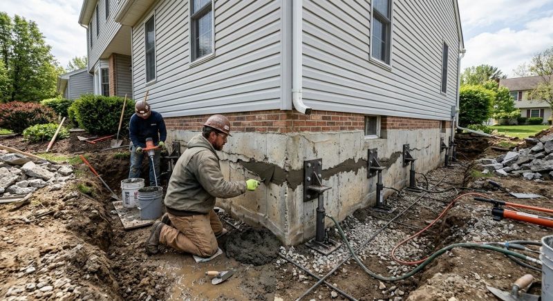 Basement Foundation Repair in Bonaire, GA