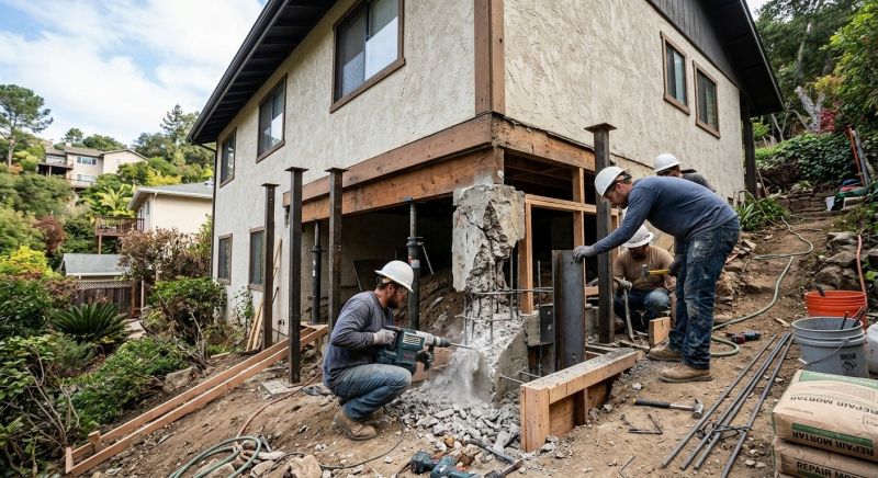 Concrete Foundation Repair in Byron, GA