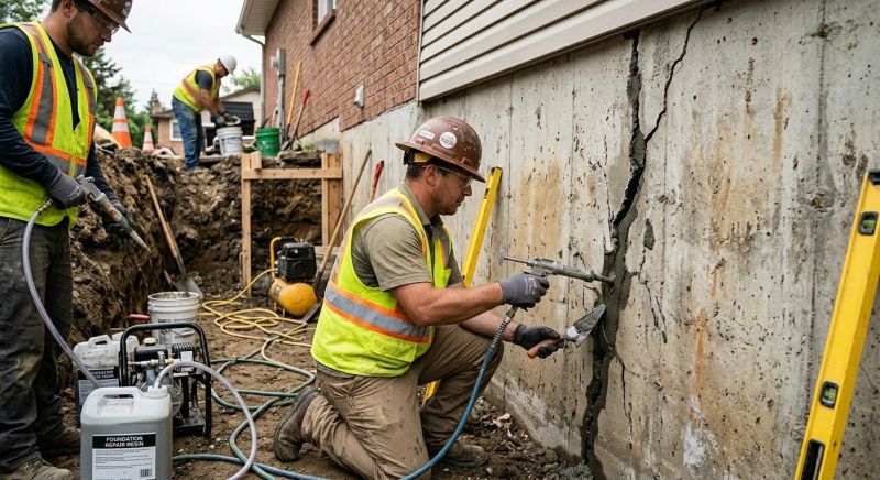 Cracked Foundation Repair in Cochran, GA