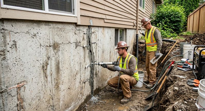 Cracked Foundation Repair in Cochran, GA