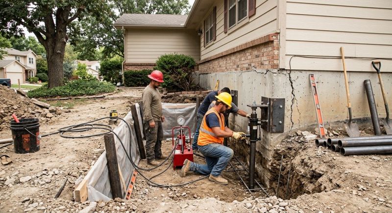 Cracked Foundation Repair in Hawkinsville, GA