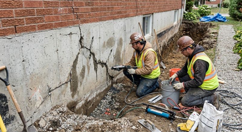 Cracked Foundation Repair in Macon, GA