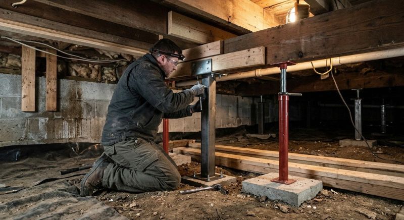 Crawlspace Structural Repair in Warner Robins, GA