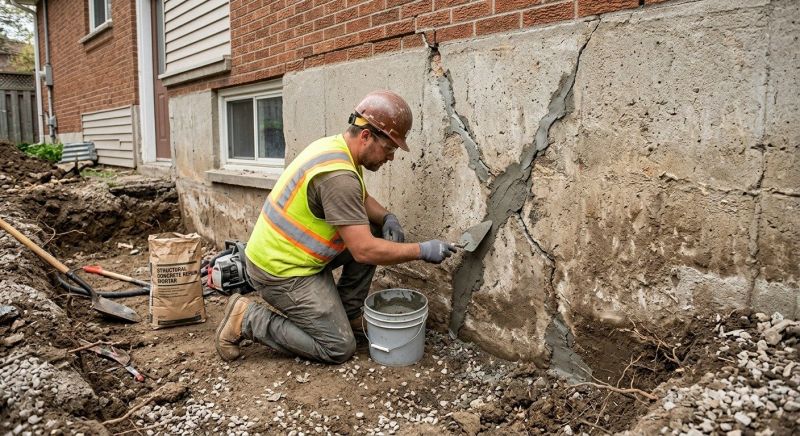 Foundation Crack Repair in Byron, GA