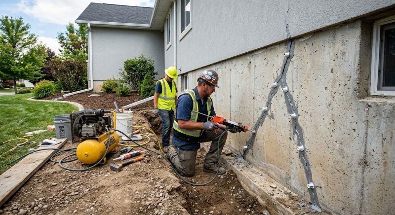 Foundation Crack Repair in Hawkinsville, GA