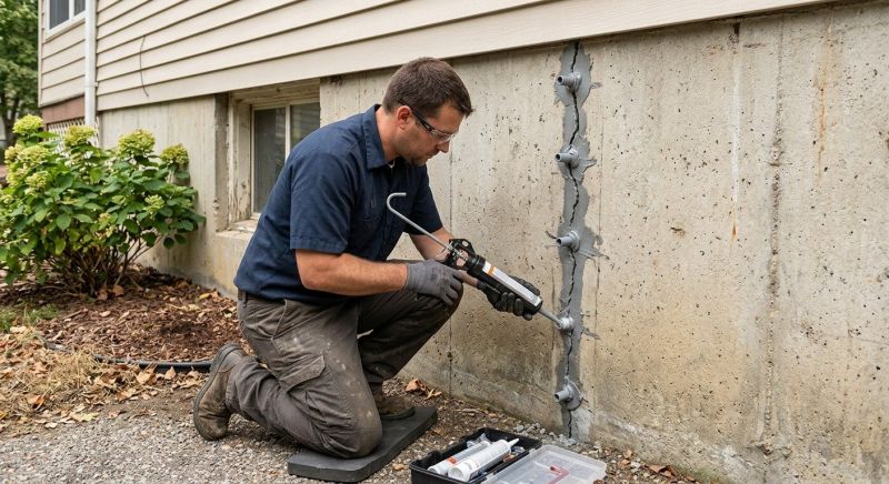 Foundation Crack Sealing in Warner Robins, GA
