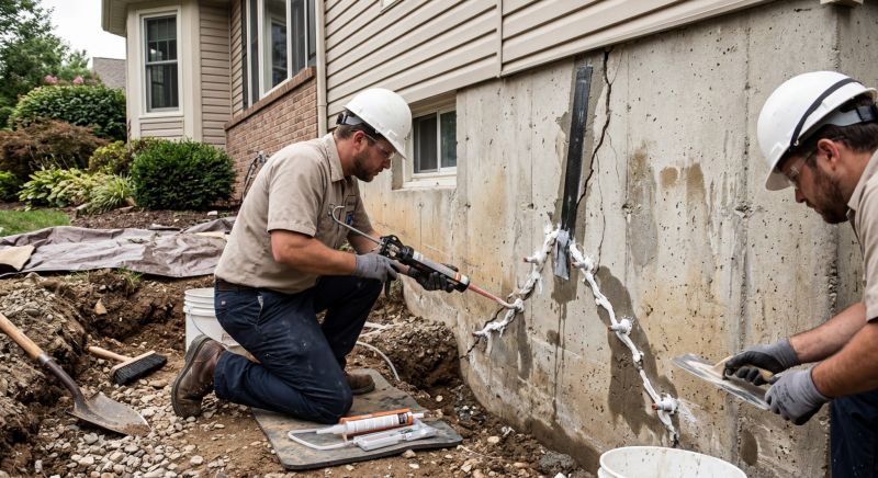 Foundation Cracks Repair in Warner Robins, GA