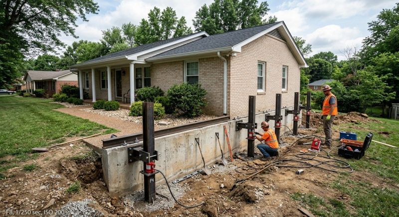 Foundation Pier Leveling in Warner Robins, GA