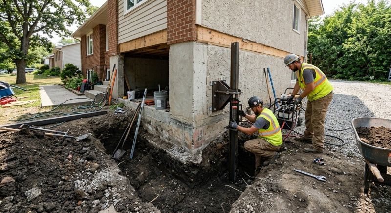 Foundation Pier Repair in Warner Robins, GA