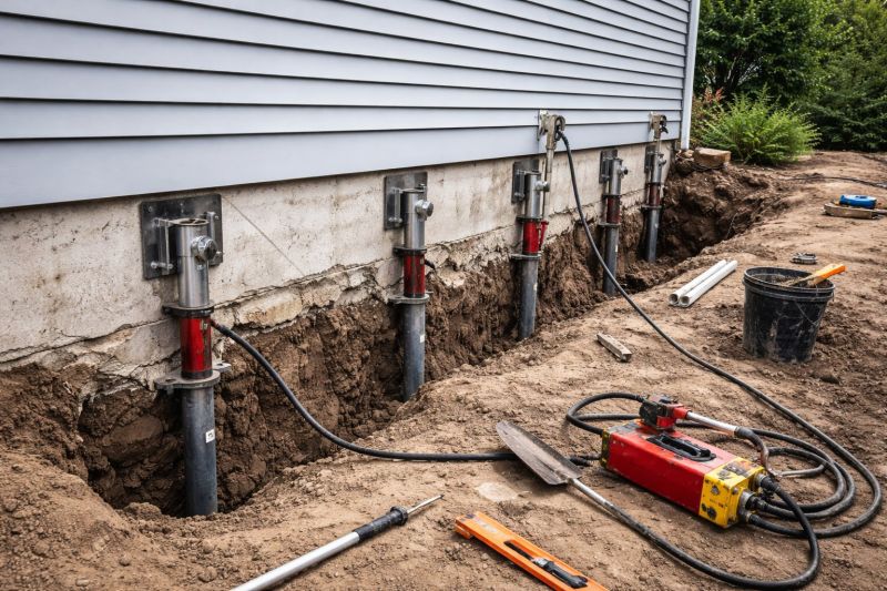 Foundation Pier Repair in Warner Robins, GA