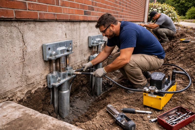 Foundation Pier Repair in Warner Robins, GA