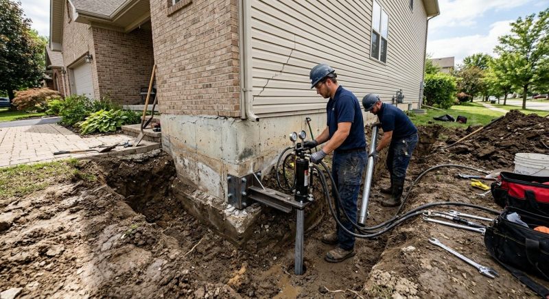 Foundation Settlement Repair in Warner Robins, GA
