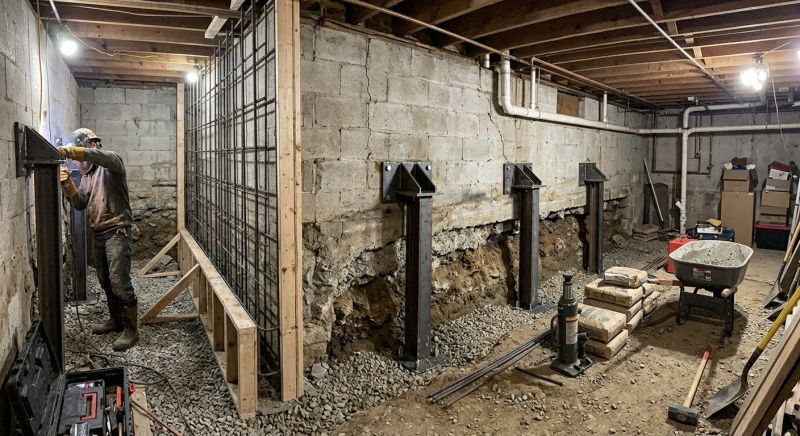 Foundation Stabilizing in Bonaire, GA