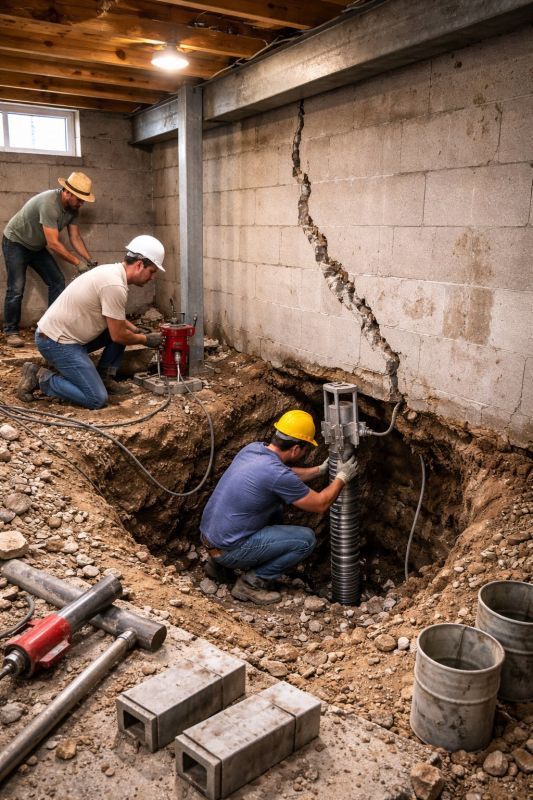 Foundation Structural Repair in Fort Valley, GA