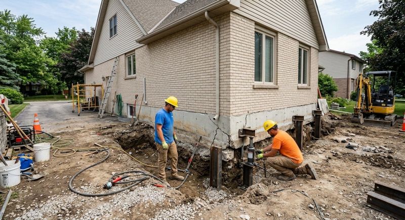 Helical Piers Installation in Warner Robins, GA