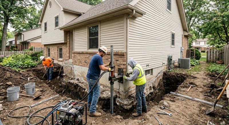 House Foundation Repair in Byron, GA