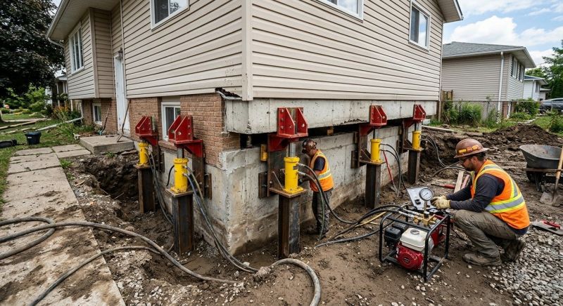 Sinking Foundation Lifting in Warner Robins, GA