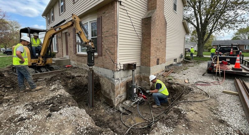 Sinking Foundation Repair in Warner Robins, GA