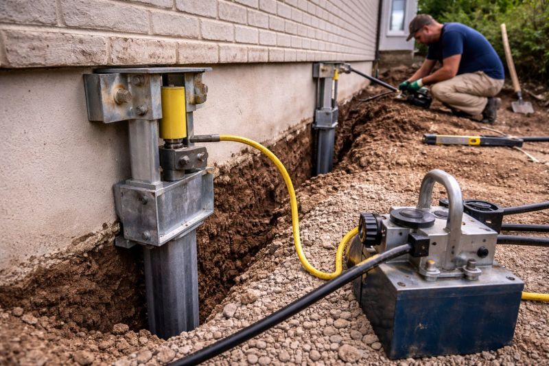 Sinking Foundation Repair in Perry, GA