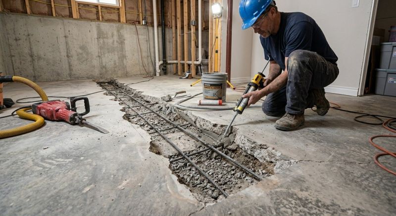 Slab Foundation Repair in Warner Robins, GA